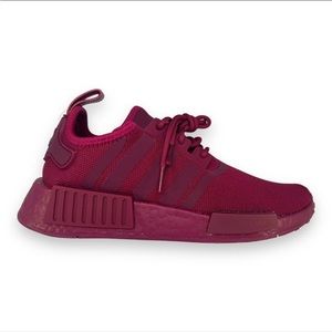 adidas NMD R1 Burgundy Womens Shoes 8 small scratch please see pic nwt no box